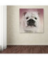 Фото #3 товара Jai Johnson 'Got Treat Bulldog Puppy' Canvas Art - 14" x 14" x 2"