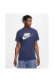 Фото #3 товара Футболка мужская Nike Nsw Tee Icon Futura Лакированная синяя повседневный стиль