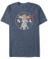 NASA Men's Astronaut Logo Short Sleeve T-Shirt Синий, L - фото #1