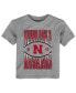 ფოტო #1 პროდუქტის Toddler Boys and Girls Heather Gray Nebraska Huskers Top Class T-shirt