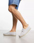 Toms deconstructed alpargata rope espadrilles in light grey