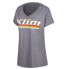 Фото #3 товара KLIM Kute V Neck short sleeve T-shirt