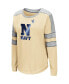 ფოტო #3 პროდუქტის Women's Gold Navy Midshipmen Trey Dolman Long Sleeve T-shirt