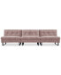 Фото #3 товара CLOSEOUT! Kathya 120" 3-Pc. Fabric Modular Sofa, Created for Macy's