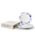 Фото #3 товара Blueprint Collectables China Rose Plates in Gift Box, Set of 4