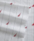 Фото #3 товара Audley Stripe Cotton Percale 3-Piece Sheet Set, Twin