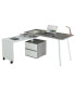 Rotating Multi-Positional Modern Desk