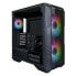 Cooler Master HAF 500 - Midi Tower - PC - Black - ATX - EATX - ITX - micro ATX - SSI CEB - Mesh - Plastic - Steel - Tempered glass - Multi