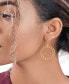 Women's Chain Link Circle Dangle Earrings