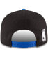 Фото #2 товара Men's Black, Royal Orlando Magic Two-Tone 9FIFTY Adjustable Hat