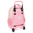 School Rucksack with Wheels BlackFit8 Globitos 33 x 45 x 22 cm Pink