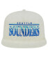 Men's White Seattle Sounders FC Throwback Corduroy Golfer Adjustable Hat