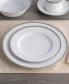 Фото #4 товара Whiteridge Platinum Set Of 4 Dinner Plates, 10-1/2"