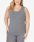 Фото #1 товара Plus Size Softwear with Stretch Reversible Tank Top