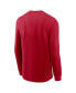 ფოტო #1 პროდუქტის Men's Scarlet San Francisco 49ers 2023 NFC Champions Iconic Long Sleeve T-shirt