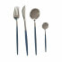 Cutlery Set Grey Silver Stainless steel (12 Units)