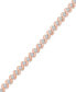 ფოტო #1 პროდუქტის Diamond Accent "S" Link Bracelet in Silver Plate, Rose Gold or Gold Plate