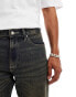 Фото #3 товара ASOS DESIGN tapered fit jeans in dark wash blue with tint