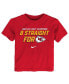 Toddler Boys and Girls Red Kansas City Chiefs Eight-Time AFC West Division Champions T-shirt