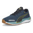 Фото #2 товара Puma Fm X Velocity Nitro 2 Running Mens Blue Sneakers Athletic Shoes 37729102