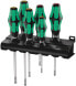 Фото #3 товара Набор отверток Wera Kraftform Plus Lasertip 334/6 Rack 105650