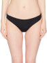 Фото #1 товара Bikini Lab 171330 Womens Hipster Bikini Swimsuit Bottom Solid Black Size Medium