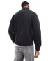 Levi's the original hallmark logo half zip sweatshirt in black