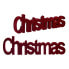 Фото #2 товара Декоративная фигура Рождество Krist+ Christmas 11 x 2,5 x 36,5 см Красный Дерево
