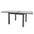Expandable table Thais 80 x 80 x 74 cm Aluminium