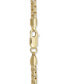 ფოტო #3 პროდუქტის Box Link Chain Bracelet in 14k Gold-Plated Sterling Silver