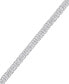 ფოტო #3 პროდუქტის Lab Grown Diamond Emerald-Cut Tennis Bracelet (11 ct. t.w.) in 14k White, Yellow or Rose Gold