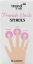 Nagelschablonen Nail Art Stencils, 60 St