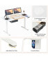 Фото #8 товара Electric Standing Desk 55'' x 28'' Height Adjustable Sit Stand with USB Charging Port