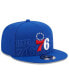 ფოტო #2 პროდუქტის Men's Royal Philadelphia 76ers 2023 NBA Draft 9FIFTY Snapback Hat