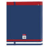 Ring binder Safta University A4 Red Navy Blue (27 x 32 x 3.5 cm)