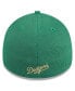 ფოტო #3 პროდუქტის Men's White, Green Los Angeles Dodgers 2024 St. Patrick's Day 39THIRTY Flex Fit Hat