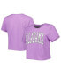 ფოტო #1 პროდუქტის Women's Purple Alabama Crimson Tide Core Fashion Cropped T-shirt