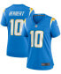 ფოტო #1 პროდუქტის Women's Justin Herbert Powder Blue Los Angeles Chargers Game Jersey