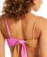 Фото #2 товара Women's Balancing Act Two-Toned Bandeau Bikini Top