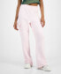 Фото #1 товара Juniors' Wide-Leg Cargo Sweatpants