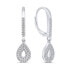 Elegant silver set of pendant and earrings SET198W