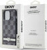 DKNY DKNY DKHCP14LPCPTSSK iPhone 14 Pro 6.1" czarny/black hardcase Leather Checkered Mono Pattern & Printed Stripes