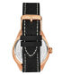 Фото #2 товара Наручные часы Heritor Automatic Black Leather Watch