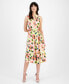 Фото #1 товара Women's Jenna Floral-Print Fit & Flare Dress