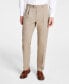 Men's Pleated Solid Classic Fit Pants