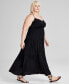 ფოტო #2 პროდუქტის Trendy Plus Size Tiered Maxi Dress