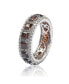 Suzy Levian Sterling Silver Cubic Zirconia Modern Eternity Band