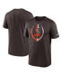 Фото #1 товара Men's Brown Cleveland Browns Icon Legend Performance T-shirt