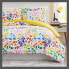 Фото #2 товара Twin Crayola Splatter Comforter Set White