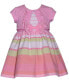 ფოტო #1 პროდუქტის Baby Girls Short Sleeved Cardigan Dress